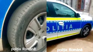 Polițiștii gălățeni, în misiuni cu mașini cu anvelope „netede”. Explicația IPJ: „s-au antrenat la conducere defensivă!”