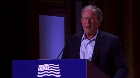 George W. Bush face o nouă gafă. Fostul președinte al SUA a încurcat Ucraina cu Irak