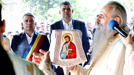 Marcel Ciolacu, la mănăstirea Văratec: ”Toată slujba m-am gândit la părinţii mei, care au fost chemaţi la Domnul”