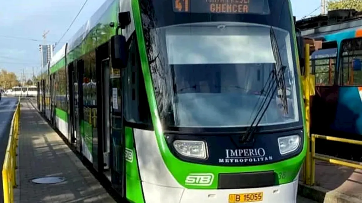 Linia tramvaiului 41 nu mai circulă de azi. Ce rute alternative au bucureștenii să evite aglomerația