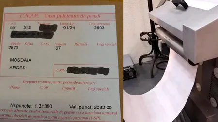 Cupoanele de pensie cu majorare de 13,8% încep să fie tipărite!