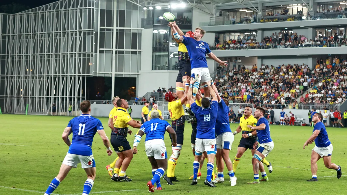 Amicale tari pentru naționala de rugby a României. 