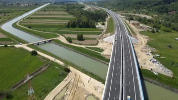 Imagini de ultimă oră. Cum arată prima autostradă care va fi dată în trafic în 2025 (VIDEO)