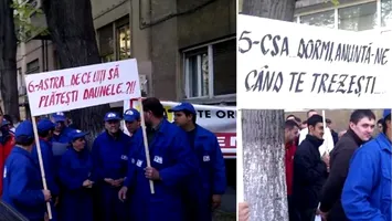 Protest cu tricouri negre în fața Poliției din Arad: zeci de oameni cer mașinile pentru care au plătit
