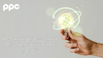 PPC Energie lansează oferta PPC Energie Verde — energie 100% regenerabilă la un preț „verde” (preț garantat timp de 1 an)