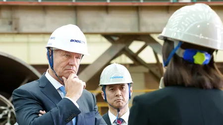 Iohannis, vizită strategică la uzina Doosan din Coreea de Sud! Miza - centrala nucleară de la Doicești