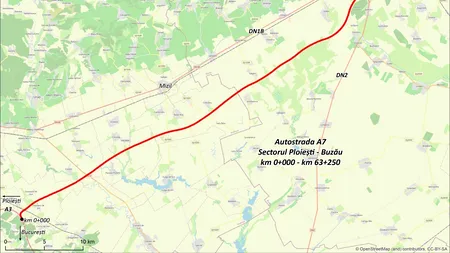 Guvernul a aprobat primele exproprieri pentru sectorul Ploiești-Buzău al autostrăzii A7