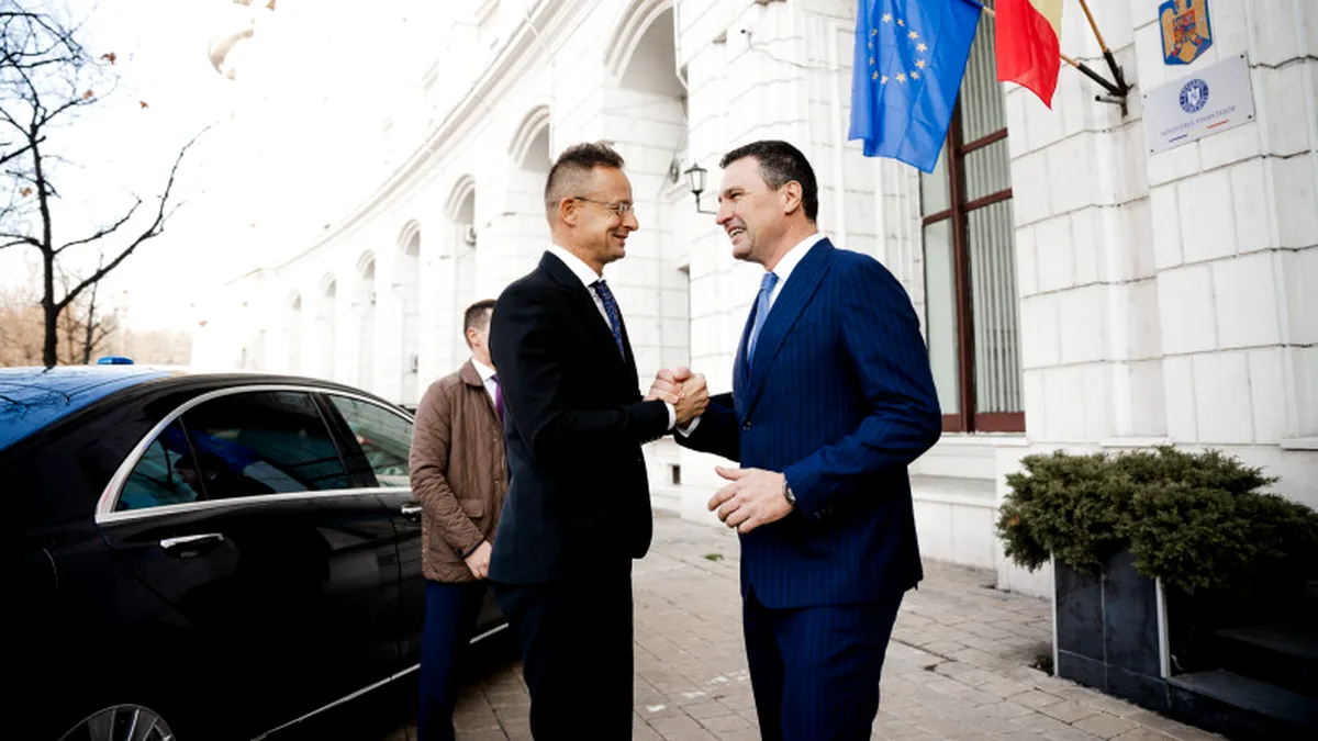 Zâmbete, selfie-uri și voie bună la întâlnirea Tánczos Barna-Péter Szijjártó! ”România vrea să învețe de la Ungaria”