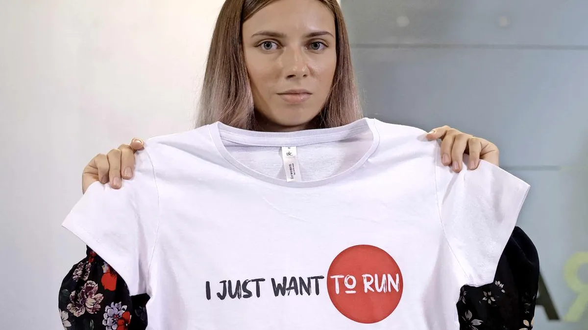 „Bunica m-a sunat și mi-a spus că nu sunt în siguranță”:  Mărturisirile Kristinei Țimanuskaia, atleta din Belarus