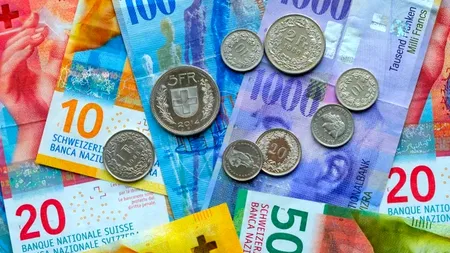 Depreciere puternică a leului, față de francul elvețian, la cursul oficial al BNR
