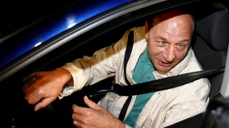 Traian Băsescu a făcut accident de mașină în București