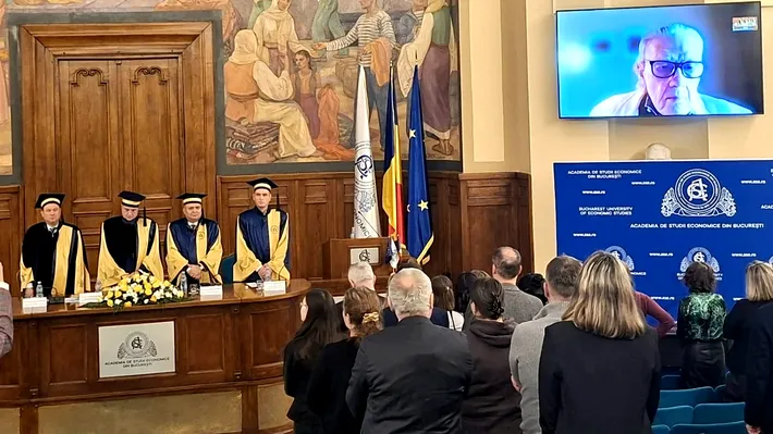 Laureatul Nobel Vernon Lomax Smith, Doctor Honoris Causa al Academiei de Studii Economice din București