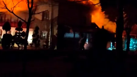 Incendiu la Mănăstirea Nucet