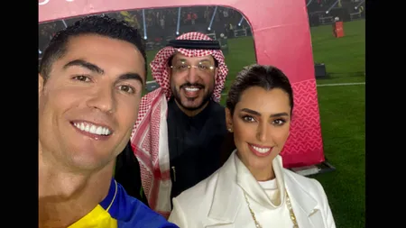 Cine este femeia care a apărut alături de Cristiano Ronaldo, la prezentarea oficială a portughezului la Al-Nassr