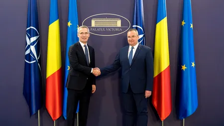 Șeful NATO, Jens Stoltenberg, primit de Ciucă la Guvern