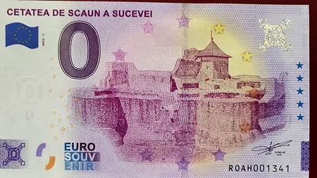INCREDIBIL: Muzeul Național al Bucovinei a emis bancnota de 0 euro cu aprobarea... Băncii Naționale a Franței
