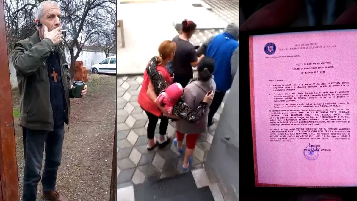 ANPC, sub comanda lui Piedone, descoperă nereguli grave în centrele de îngrijire! Acces blocat la un cămin din Ilfov VIDEO