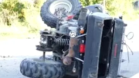 Accident mortal cu un ATV; printre victime - un copil de 9 ani