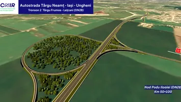 Un alt lot din Autostrada Unirii a fost asaltat de oferte! Are 33 de poduri și pasaje, plus două tuneluri