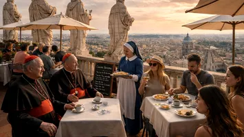 Vaticanul își urcă bucătăria pe acoperișul Bazilicii Sfântul Petru. Mergem la un espresso cu cardinalii?