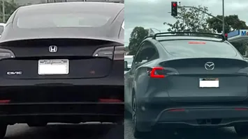 Şocant! Proprietarii montează siglele altor mărci pe automobilele Tesla