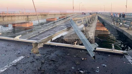 Ruşii îngroziţi de cum arată podul din Crimeea: 