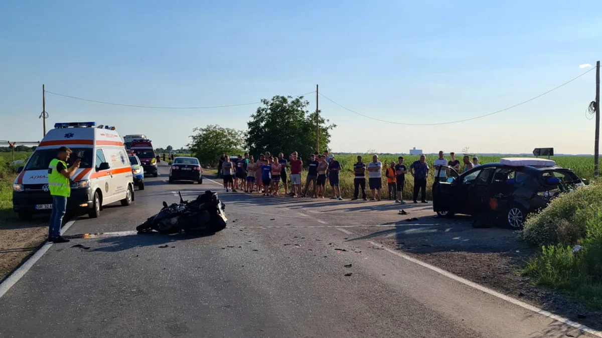 Accident mortal pe o șosea din Giurgiu