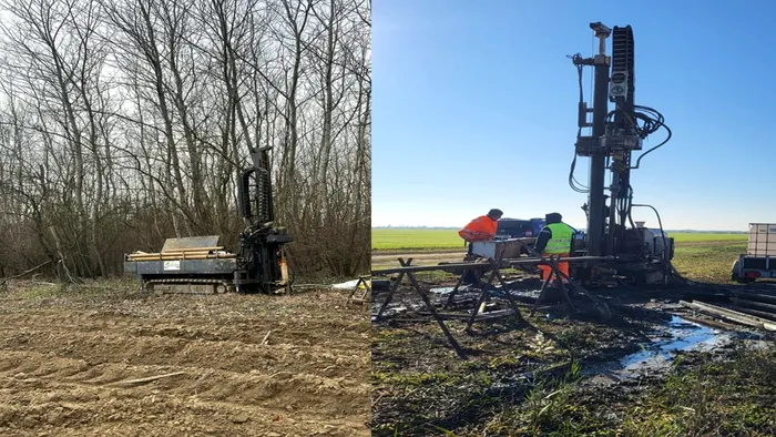 Se fac investigații geotehnice la foc automat pentru proiectarea unor drumuri de mare viteză