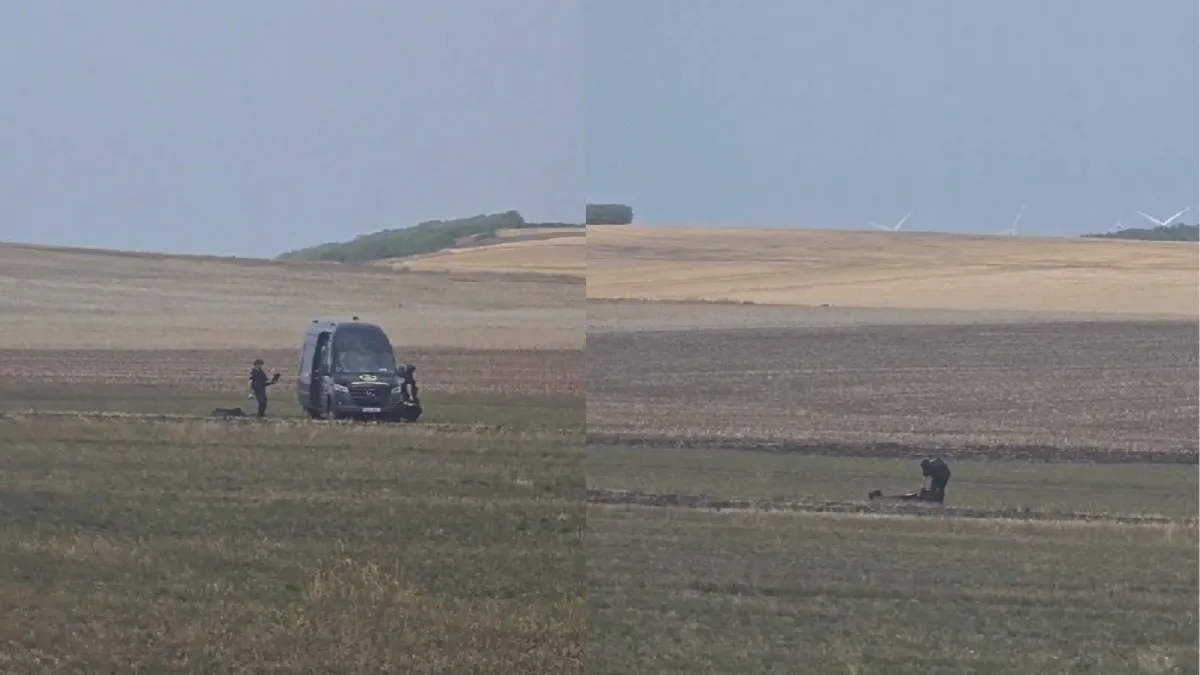 Alertă cu dronă la Vaslui. Aparatul găsit pe un câmp ar fi avut încărcătură explozivă