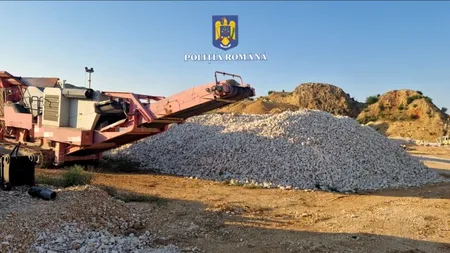 Jaf în Constanța: exploatare ilegală de agregate minerale și valorificarea acestora fără acte