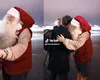 Nicușor Dan, întâlnire de gradul 3 cu Moș Crăciun la coborârea din avion, în Finlanda