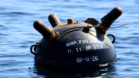 O mină marină a declanșat o amplă operațiune