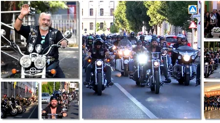 Parada moto în memoria lui Nicu Covaci: Peste 250 de motocicliști au defilat la Timișoara