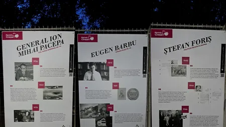Panouri cu Pacepa și alții afișate în fața Parcului „Cireșarii” din Sectorul 1, apoi date dispărute! Cristian Tudor Popescu, deranjat de comunism