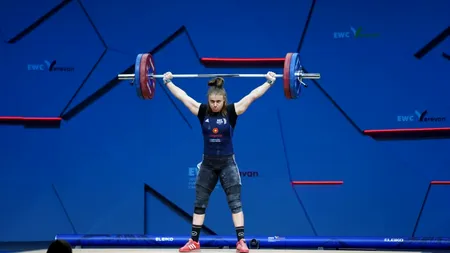 Halterofila Loredana Toma a câștigat trei medalii de aur la Campionatele Europene de la Erevan