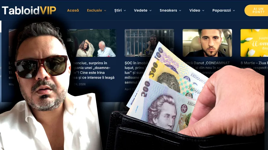 Patronul tabloidvip.ro, Iancu Cristian, arestat pentru șantaj