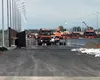 E agitație mare pe podul peste râul Buzău construit de Umbrărescu, al doilea cel mai lung din țară (VIDEO)