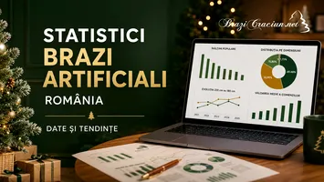 Ce tipuri de brazi artificiali preferă românii: date din peste 26.000 de comenzi analizate