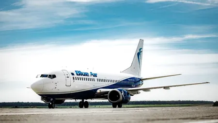 Blue Air amână lansarea zborurilor din Iași către Paris, Dusseldorf și Mykonos