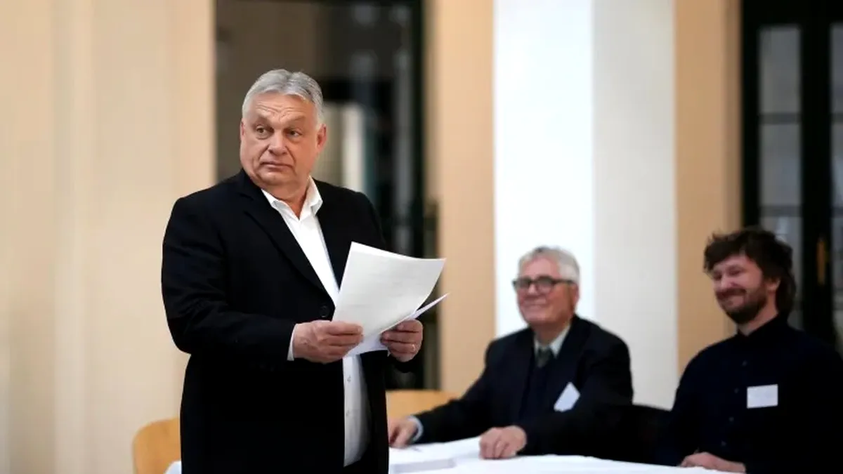 Ungaria a votat febril: rezultat așteptat târziu în noapte, pe fondul unei prezențe uriașe la urne