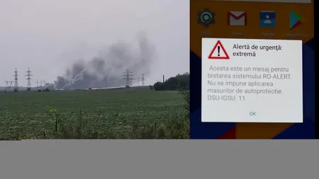 Incendiu de vegetație în comuna Vidra: A fost emis mesaj RO-ALERT