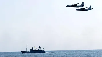 O navă militară ucraineană a fost scufundată de ruși la Gurile Dunării
