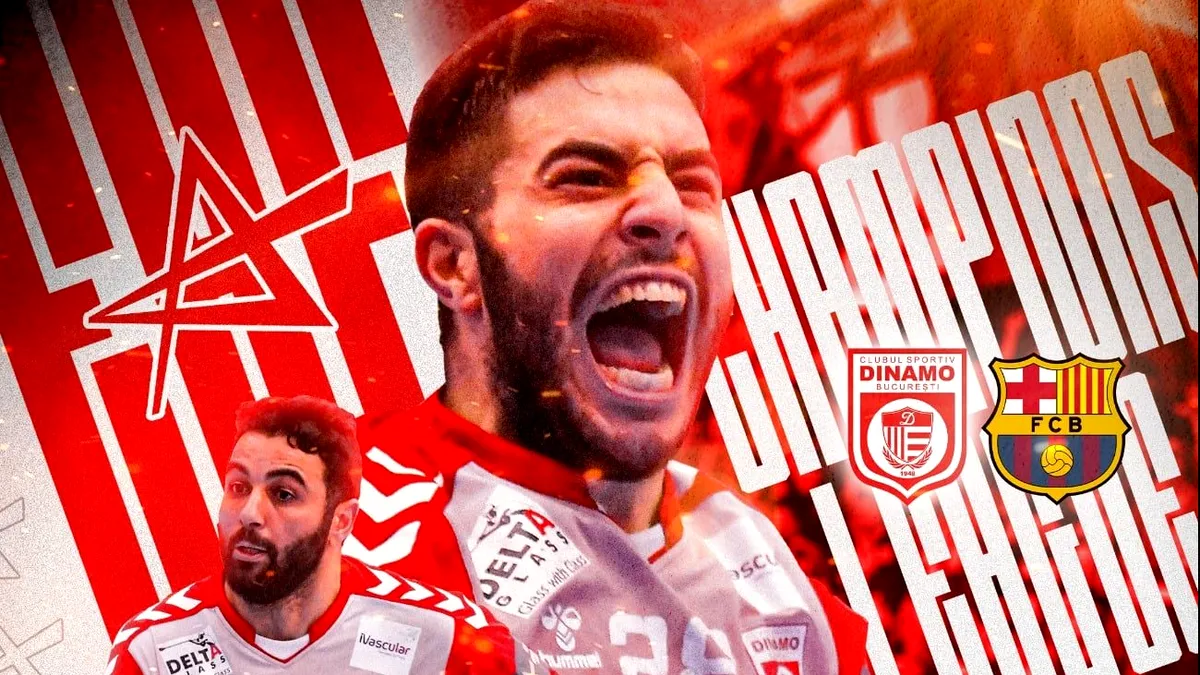Dinamo – Barcelona 30-35, în Liga Campionilor, la handbal masculin