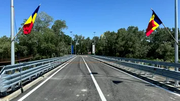 Investiție de 12,5 milioane lei pentru siguranța rutieră. S-a construit un pod nou peste Ialomița