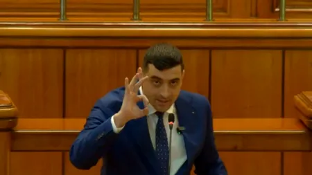 „Libertate pentru Călin Georgescu”. Ce a cerut George Simion de la tribuna Parlamentului, la votul pentru Guvernul Niculescu