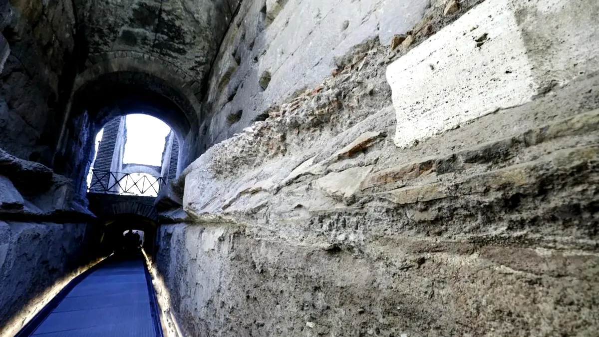 Italia redeschide coridorul secret folosit de împărații romani în Colosseum. Revenire după 2000 de ani