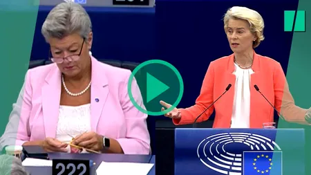 Parlamentul European: Tricota șosete în timp ce Ursula von der Leyen ținea un discurs