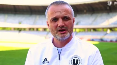 Antrenorul lui U Cluj, declarații ciudate, după ce a retrogradat-o pe Dinamo