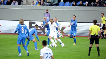 ISLANDA - ROMÂNIA 0-2, în preliminariile CM 2022. Dennis Man și Nicușor Stanciu au marcat golurile 