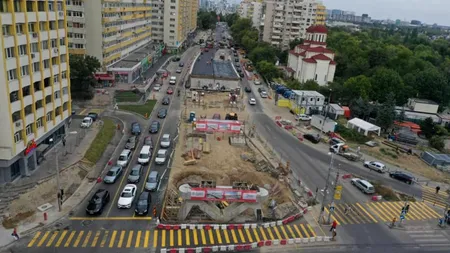 Așa arată acum pasajul Doamna Ghica. „Mai mult de jumătate din lungimea proiectului este finalizată”